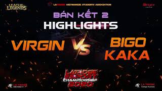 Lesc 2020 - Highlight Bán Kết - Virgin Vs. Bigo Kaka Game 1