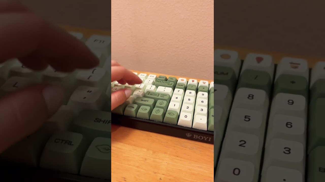 Watch i luv u so matcha BOYI (II) #asmr #keeb #tk96 #soundtest on YouTube Watch i luv u so matcha BOYI (II) #asmr #keeb #tk96 #soundtest on YouTube