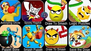 Draw To Smash & Death Puzzle Gameplay 😱 | Save Prisoner, Ragdoll Break, Giant Rush & Hide Ball screenshot 3