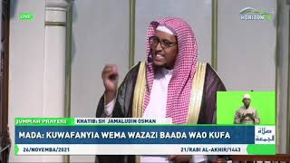 Kuwafanyia Wema Wazazi Baada Wao Kufa | Sh. Jamaludin Osman | Khutbah Ya Ijumaa | HorizonTV Kenya
