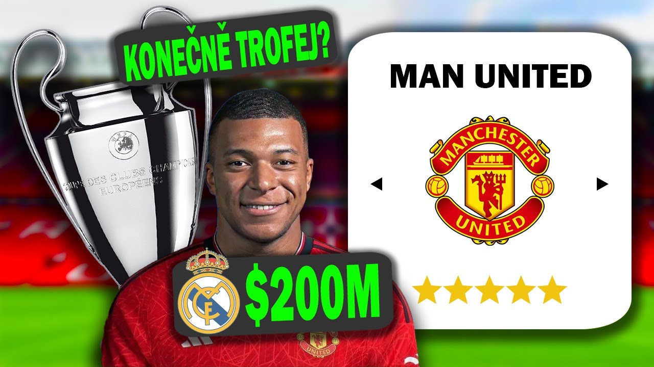 KOUPIL JSEM MBAPPÉHO A KONEČNĚ MÁME TROFEJ!🥳 | FC25 Manchester United Kariéra #03