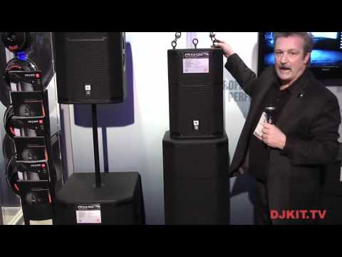 JBL PRX 400 Passive Speaker Range @ NAMM with DJkit.tv - YouTube