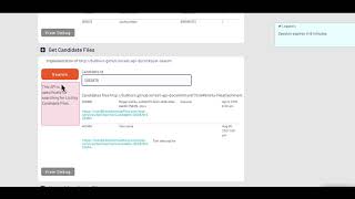 How To View What Files Are Already Attached To A Candidate.