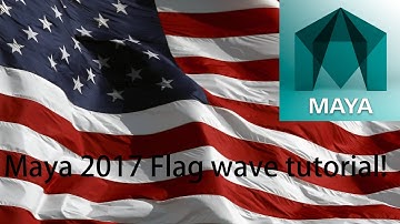 Maya 2017 Waving flag tutorial!