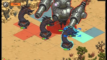 Battle Nations Legendary Sandworms vs Ancient Sentinel