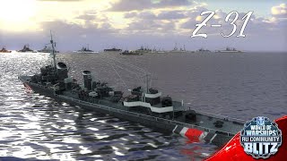 Обзор | Z-31 - Слишком большая плата за 600 метров дальности торпед | WOWsB
