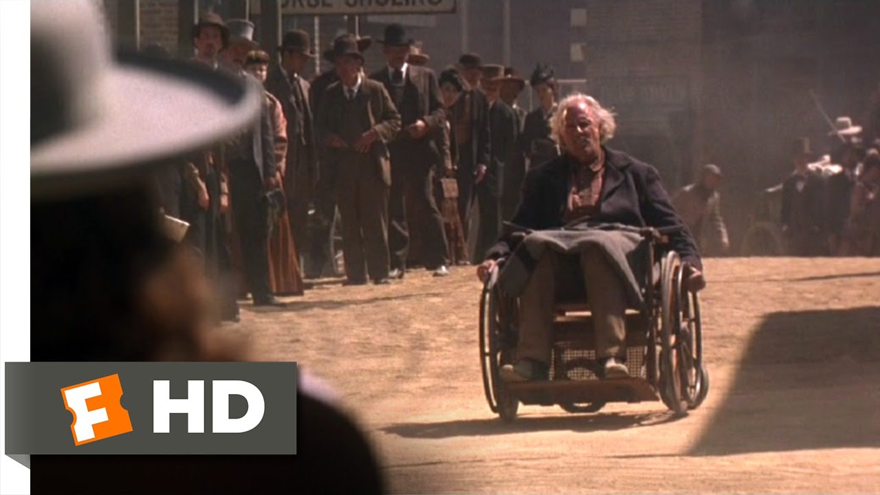 Wild Bill (3/10) Movie CLIP - Wheelchair Showdown (1995