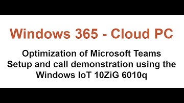 Set up TEAMS Optimization Inside the Windows 365 Cloud PC