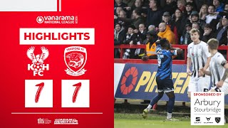 📺 HIGHLIGHTS | 1 Jan 23 | Harriers 1-1 Hereford