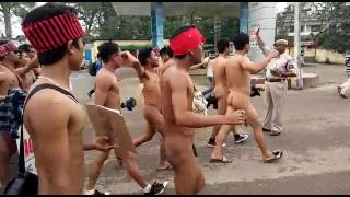 KARBI ANGLONG NAKED PROTEST