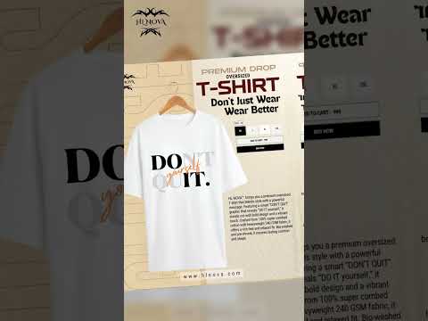 Clean Printed Oversized T-Shirts You’ll Want Daily | HL NOVA™