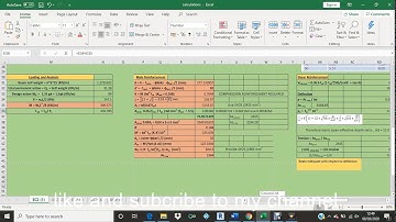 RC beam design using EC2