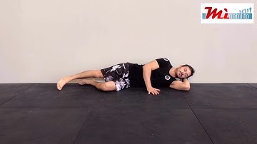 Side-lying hip abduction exercise with Internal Rotation