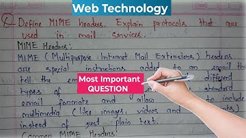 What is MIME headers? |Multipurpose Internet Mail Extension | Web Technology #ttcguide