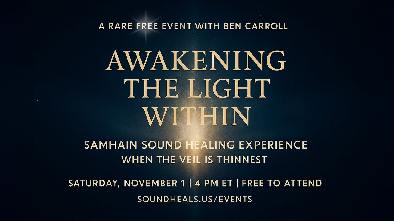 Пробуждение внутреннего света: бесплатный сеанс исцеления звуком Самайн 🌟 Суббота, 1 ноября