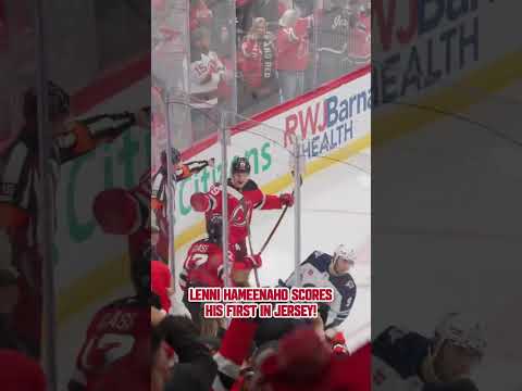 Servin’ up that fresh Taylor Hameenaho. #lennihameenaho #taylorham #njdevils #nhl #devilsvsjets
