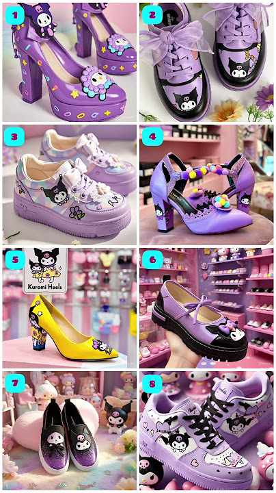sepatu kuromi, pilih mana?? #fyp #shorts #trending