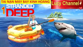 LUCY ON THE DESERT ISLAND DAY 1 ESCAPE FROM THE SHARKS | EXCITING SURVIVAL GAME screenshot 3