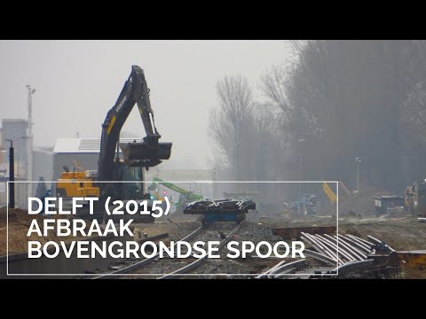 Sloop spoorlijn Delft: hoe snel de rails verdwenen  [Nederlandse Spoorwegen]