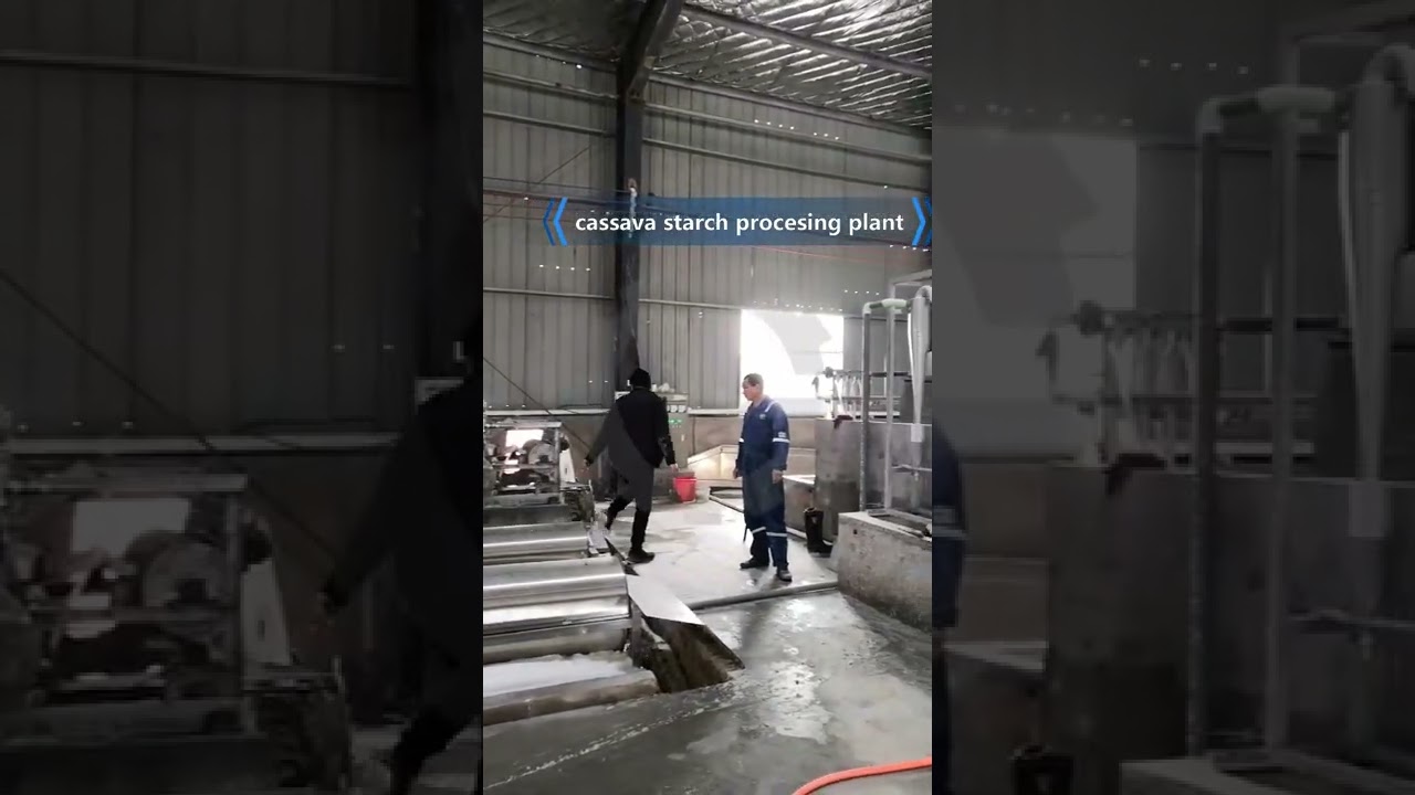 complete set of cassava starch processing plant machinery
