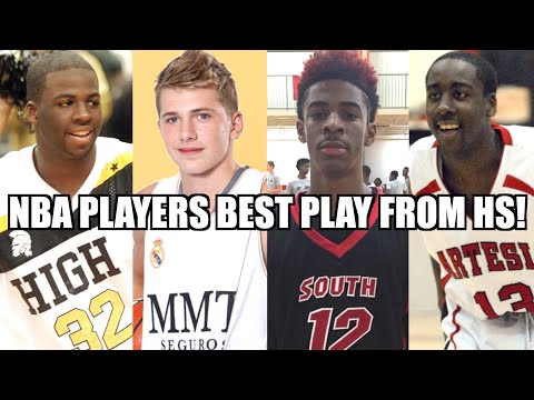 NBA PLAYERS BEST CLIP FROM HIGH SCHOOL!
