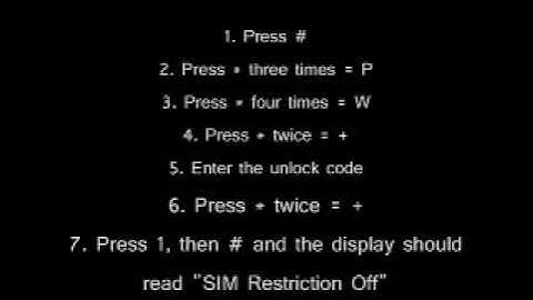 Nokia 5310 unlock CODE