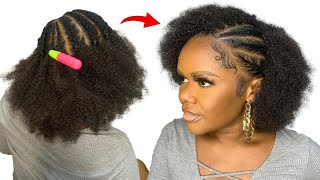 Easy and Quick Crochet Hairstyle/ NO LEAVE-OUT/ Beginner Friendly