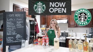I OPENED UP MY OWN STARBUCKS at my parents house