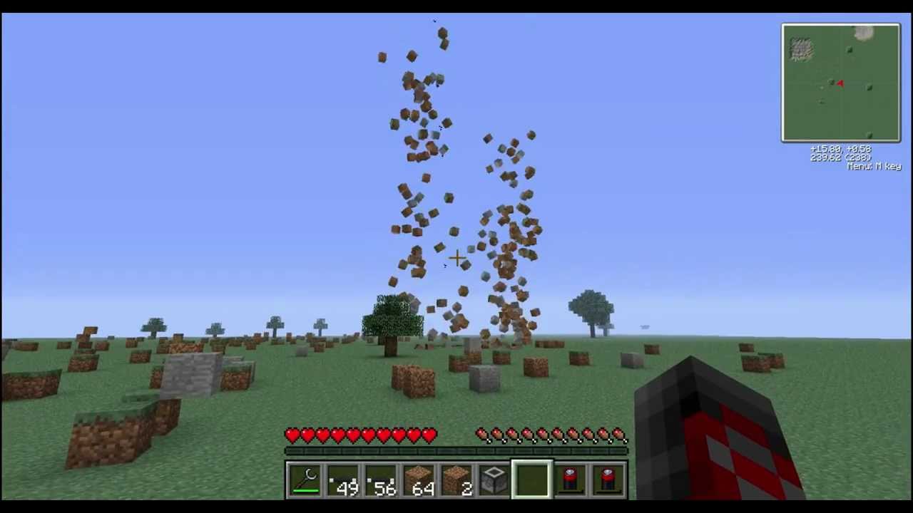 Minecraft Voltz modpack - T3 Sonic Missile!