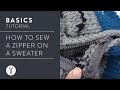 Sew a Zipper on a Sweater