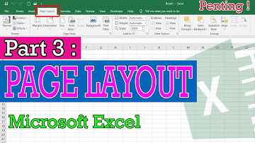 Page Layout Microsoft Excel (Part 3 Tab Menu Microsoft Excel)