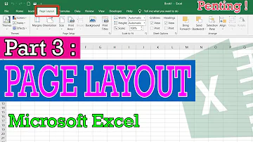 How do I get the Layout tab in Excel?
