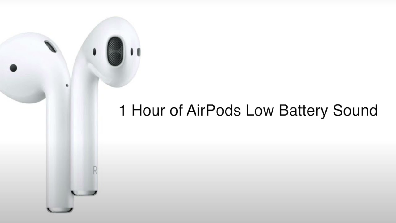 1 hour of AirPods Low Sound - YouTube