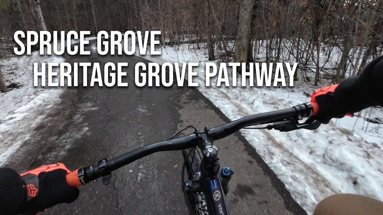 Spruce Grove Winter Mountain Bike Fitness Lap