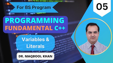 05 - Variables and Literals | Programming Fundamental | PK Tutorials