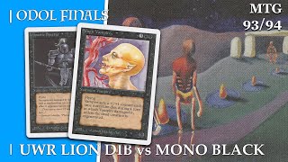 UWR Lion Dib vs Mono Black, MTG 93/94 ODOL Finals | Old School Magic the Gathering | 378 screenshot 5