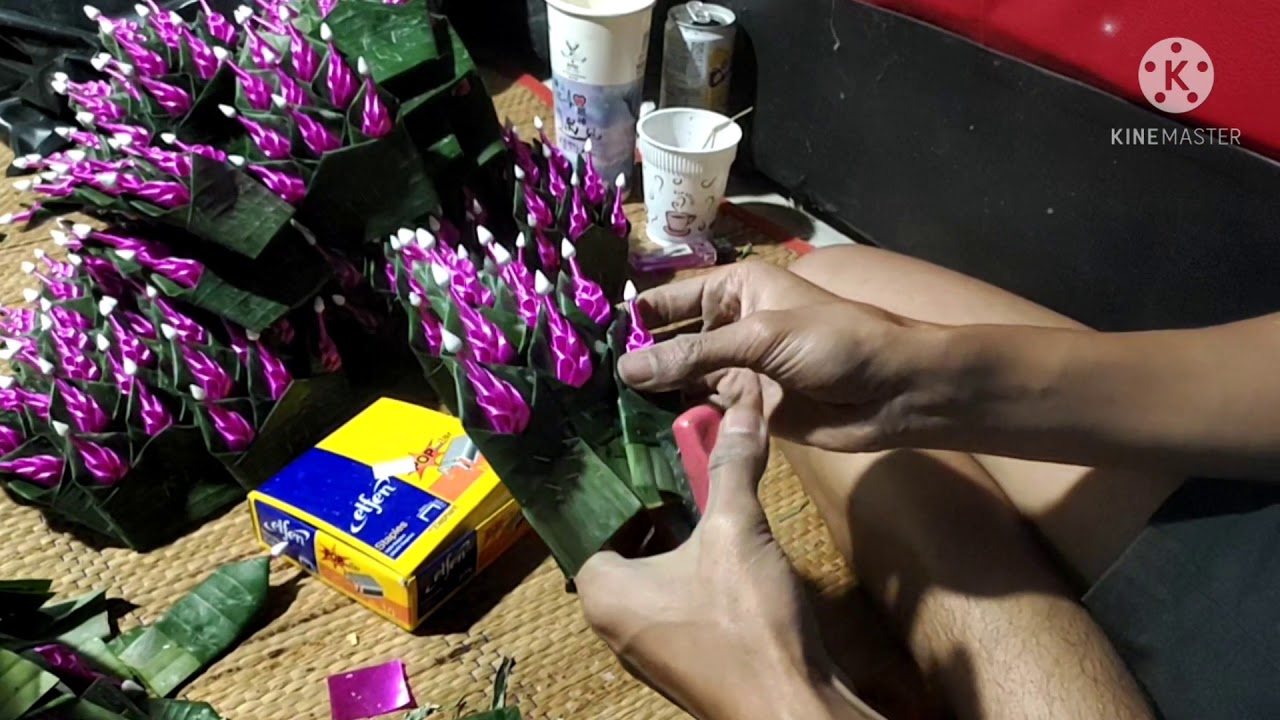 การทำดอกประกอบแซมบายศรี งานบายศรี วาปี Ep.5