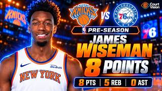 Information James Wiseman - 8 Points, 5 Rebounds vs 76ers - 2026-27 Preseason Update