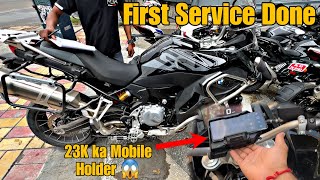 BMW Ki FIrst Service Karate Hi Honda Ki Yaad Aa Gyi!! 😱 | New Mobile Cradle Holder Bhi Lagwa Liya |