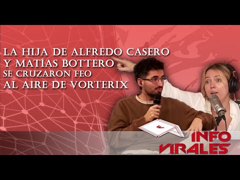 La hija de Alfredo Casero y Matías Bottero se cruzaron feo al aire de Vorterix