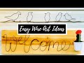 Quick And Easy Wire Art DIYs | Two Quick and Easy Wire Art Ideas