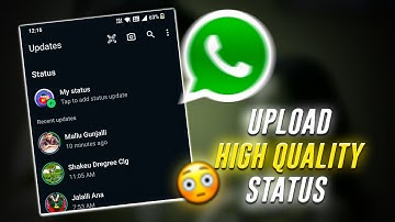 How To Upload High Quality Videos On WhatsApp Status  😉👌 l  Kannada Status Video