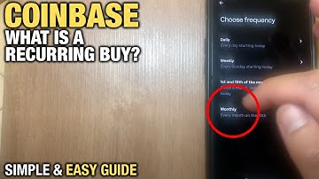 What is a Recurring Buy on Coinbase (SIMPLE & Easy Guide!)