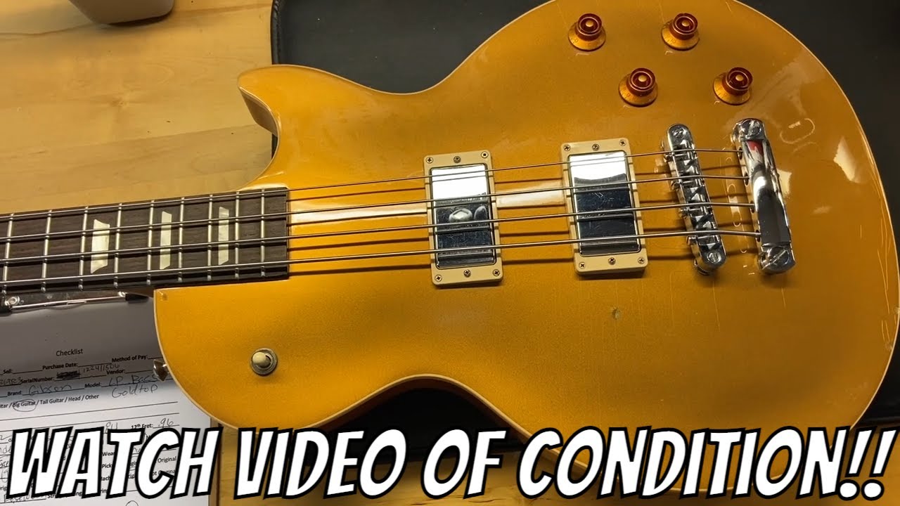 2011 Gibson Les Paul Standard Bass Goldtop