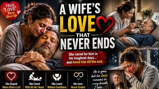 “Till His Last Breath: A Wife’s Love & The Lesson of Accepting Life” ❤️| English Story 