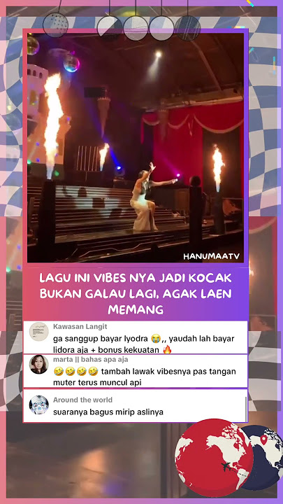 LAGUNYA AGAK LAEN 😅 #viralmusic #musik #lyodra #rossa #agaklaen #konser #hanumaatv