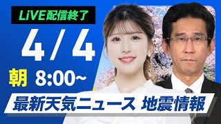 ウェザーニュースの配信のサムネイル画像