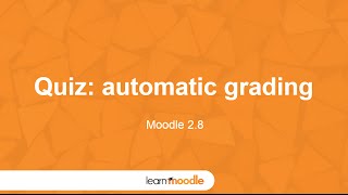 Learn Moodle 2015: Quiz Activity