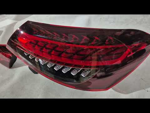 Задні ліхтарі (2 шт) для Mercedes E-сlass W213 2016-2023 рр, видео 1