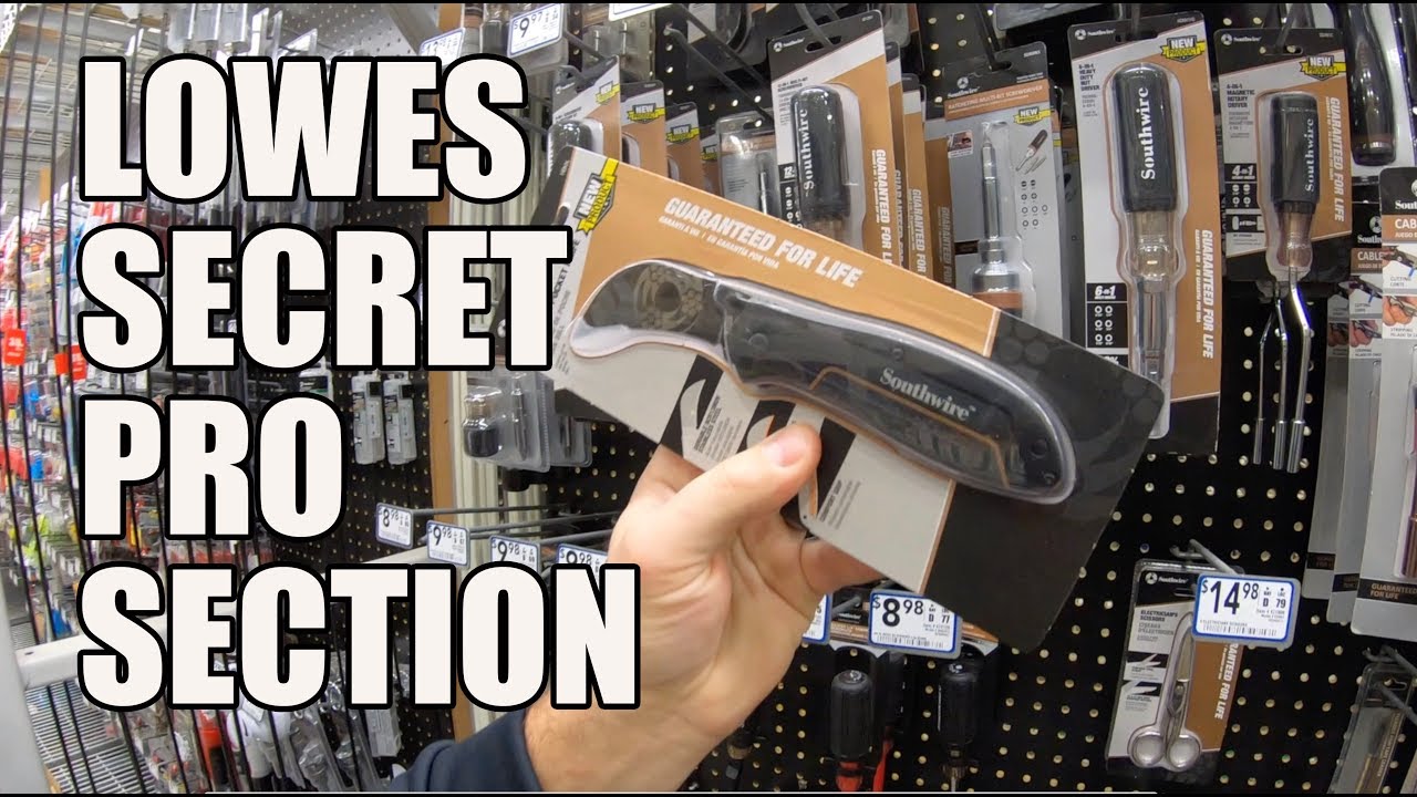 Lowes Electrical Section - Southwire - YouTube